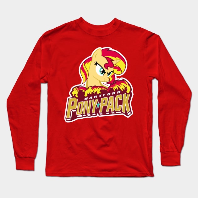 Sunset Shimmer (Wolf Pack) Long Sleeve T-Shirt by euryoky